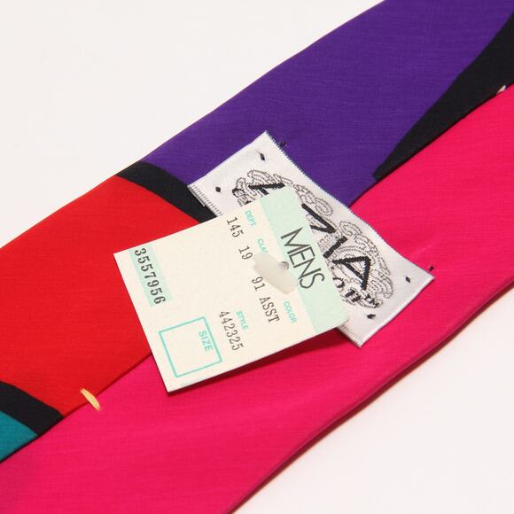 NEW Azia Abstract Animal Print Tie 3.5" x 57" - Picture 5 of 5